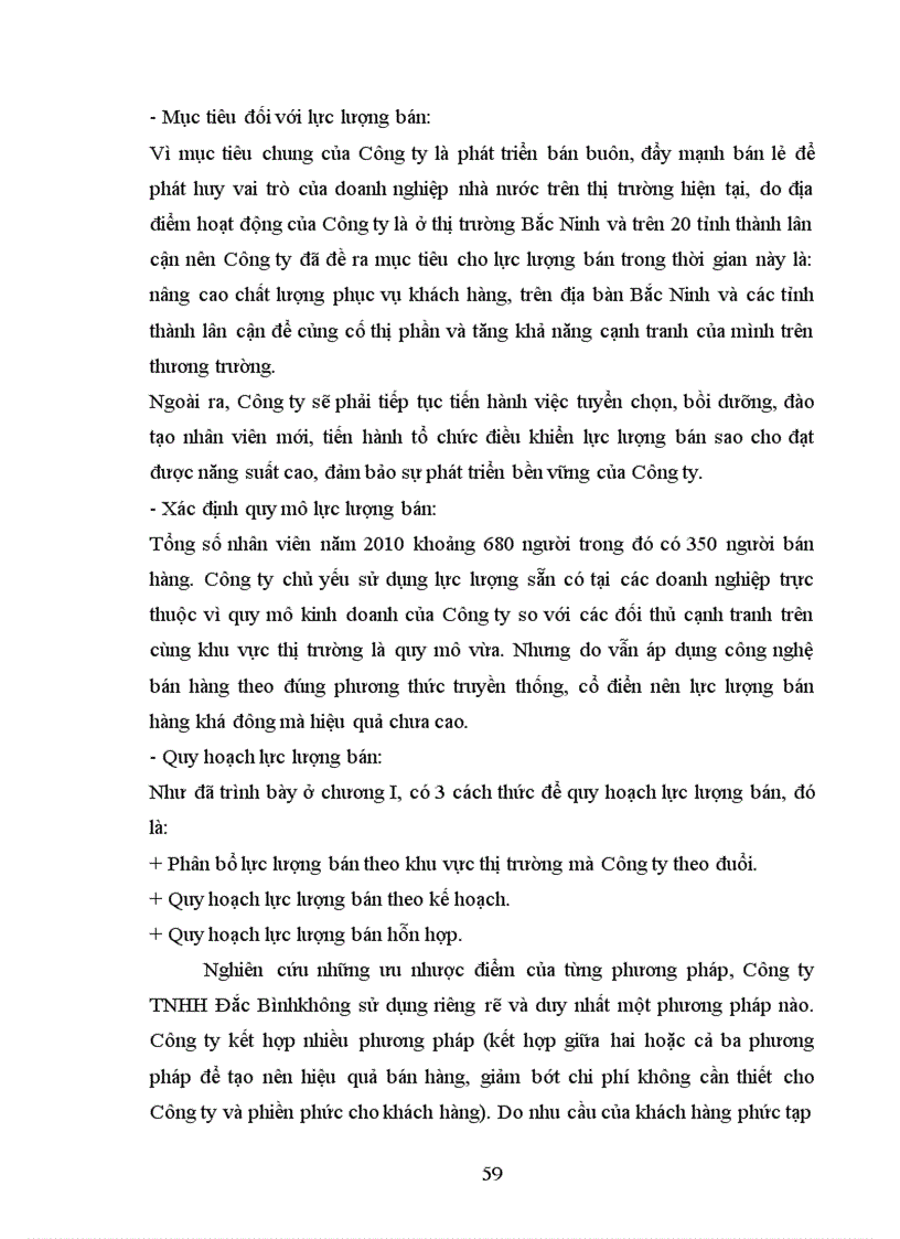 image for page Một số giải pháp nhằm hoàn thiện công tác quản trị bán hàng ở Công ty TNHH Đắc Bình