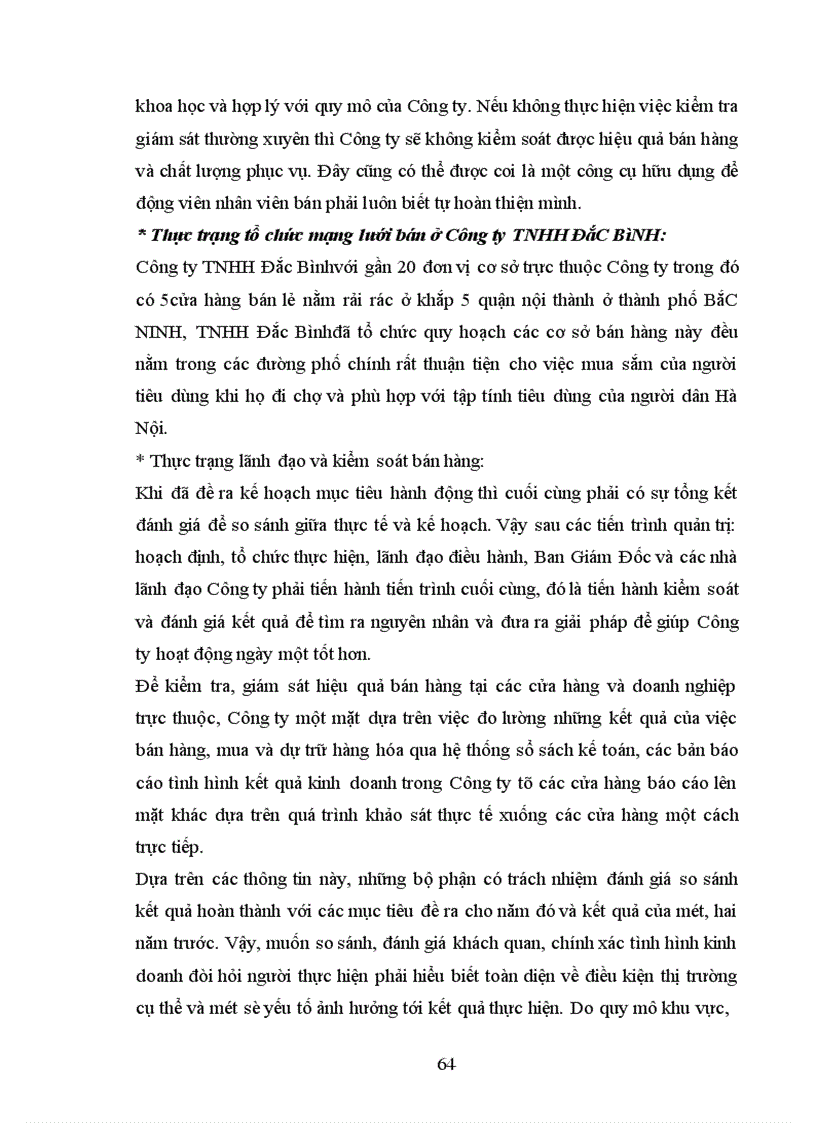 image for page Một số giải pháp nhằm hoàn thiện công tác quản trị bán hàng ở Công ty TNHH Đắc Bình