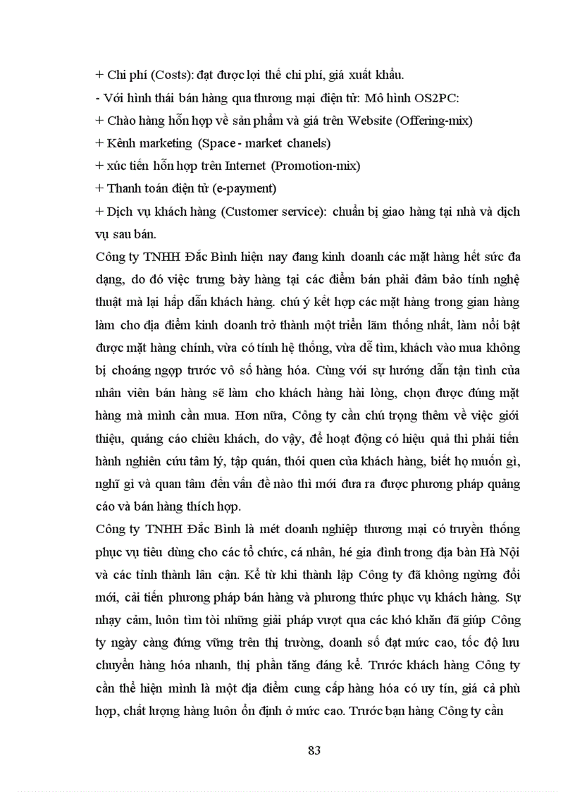 image for page Một số giải pháp nhằm hoàn thiện công tác quản trị bán hàng ở Công ty TNHH Đắc Bình