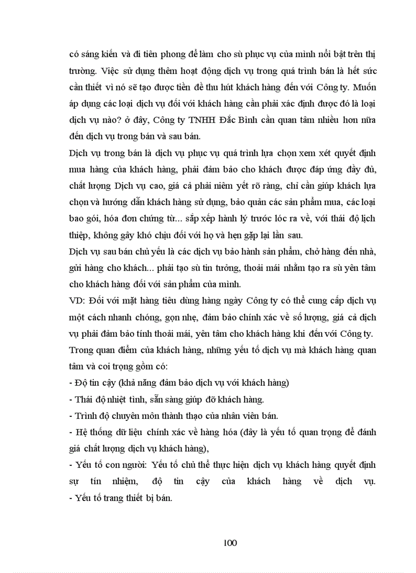 image for page Một số giải pháp nhằm hoàn thiện công tác quản trị bán hàng ở Công ty TNHH Đắc Bình