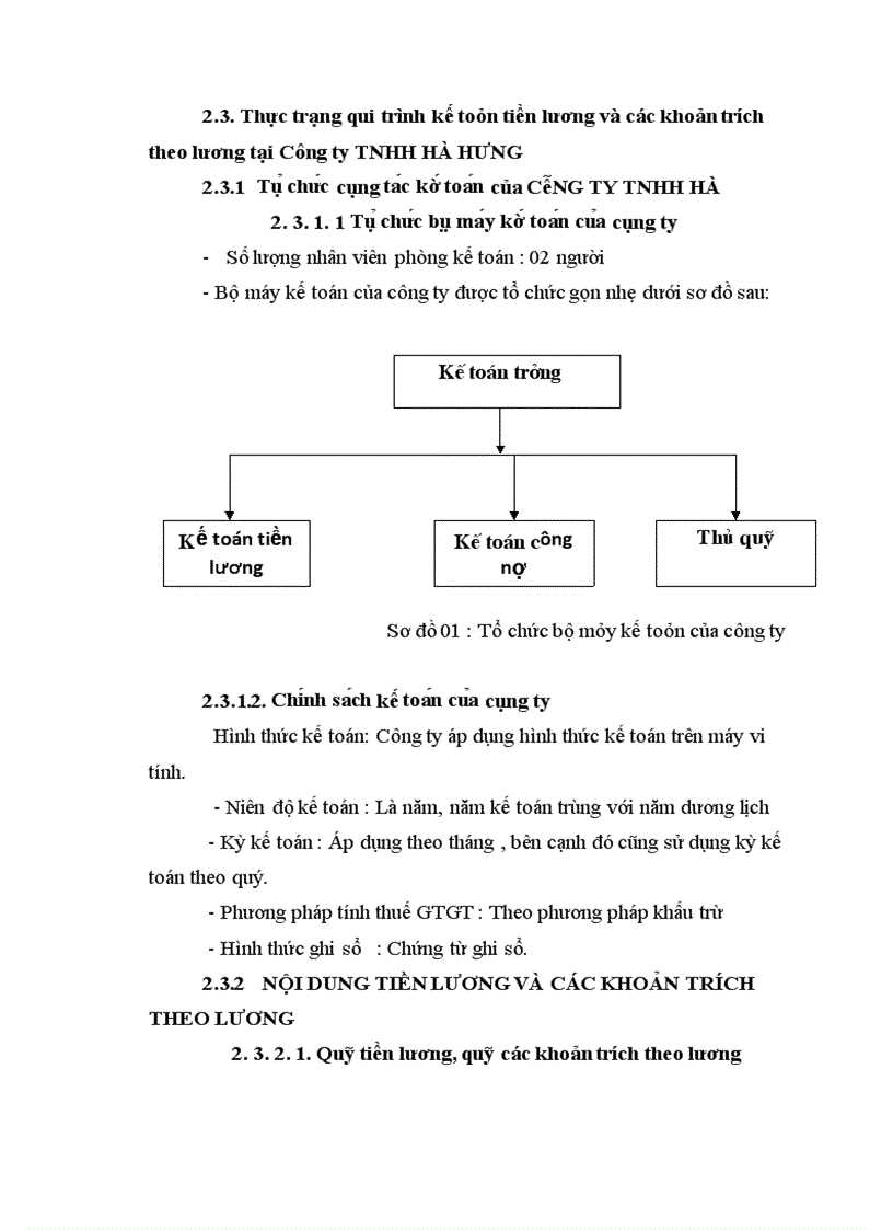 image for page Kế toán tiền lương và các khỏan trích theo lương tại công ty 1.2. Xác lập và tuyên bố vấn đề trong đề tài: