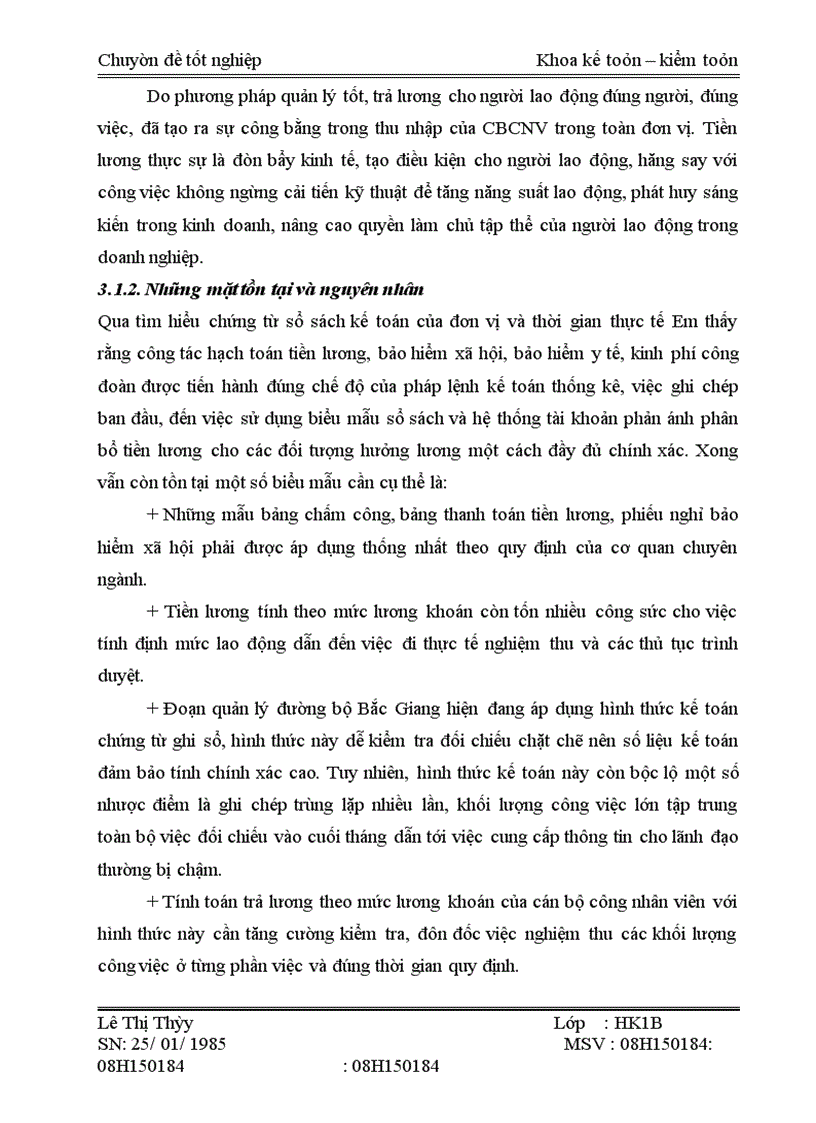 image for page Phân tích chi phí tiền lương tại Đoạn quản lý đường bộ Bắc Giang