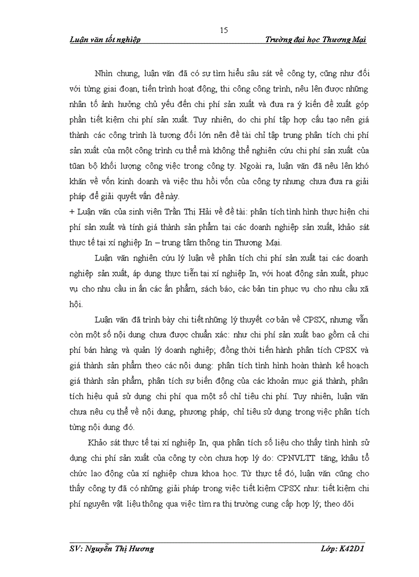 image for page Phân tích tình hình chi phí sản xuất tại công ty TNHH Hưng Long