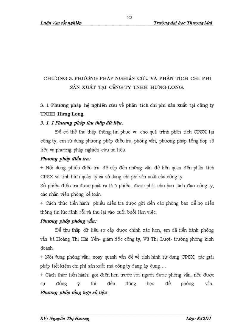 image for page Phân tích tình hình chi phí sản xuất tại công ty TNHH Hưng Long