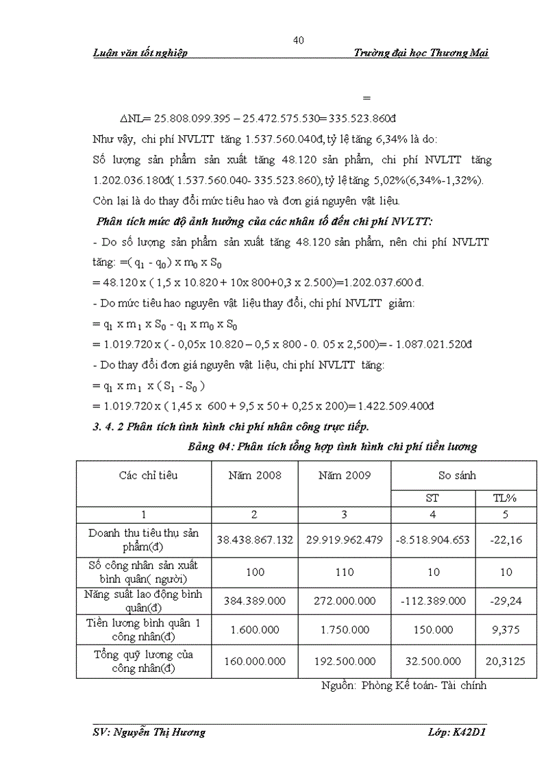 image for page Phân tích tình hình chi phí sản xuất tại công ty TNHH Hưng Long