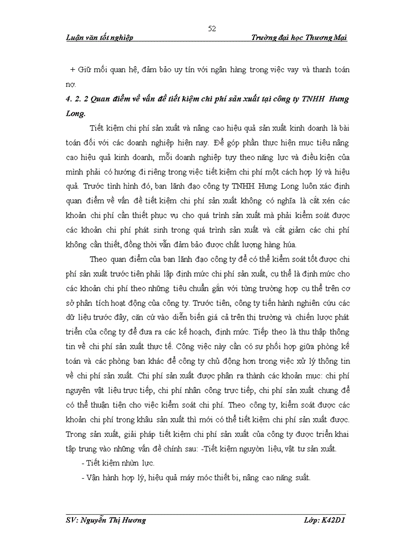 image for page Phân tích tình hình chi phí sản xuất tại công ty TNHH Hưng Long