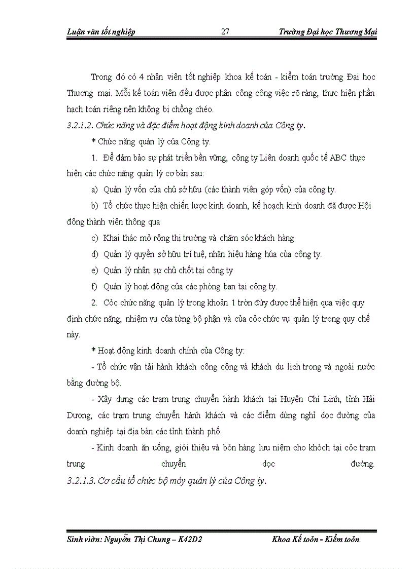 image for page Phân tích thống kê doanh thu của công ty cổ phần Liên Doanh Quốc Tế ABC.