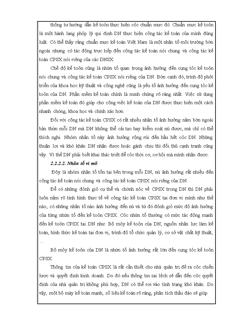 image for page Hoàn thiện kế toán CPSX và tính giá thành sản phẩm tại Công ty TNHH May Nhân Đạo Trí Tuệ