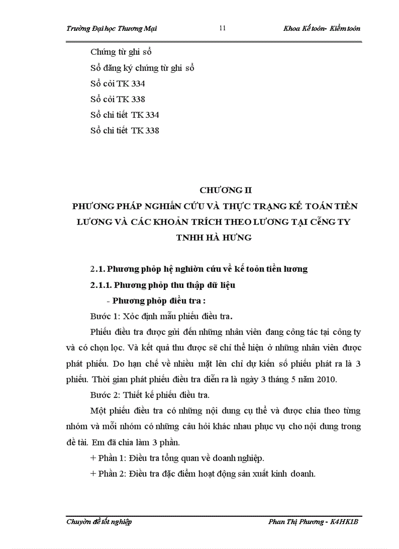 image for page Kế toán tiền lương và các khỏan trích theo lương tại công ty TNHH Hà Hưng