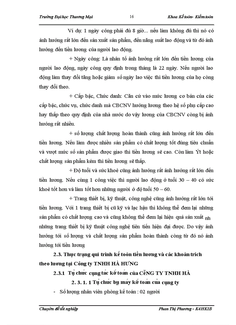 image for page Kế toán tiền lương và các khỏan trích theo lương tại công ty TNHH Hà Hưng