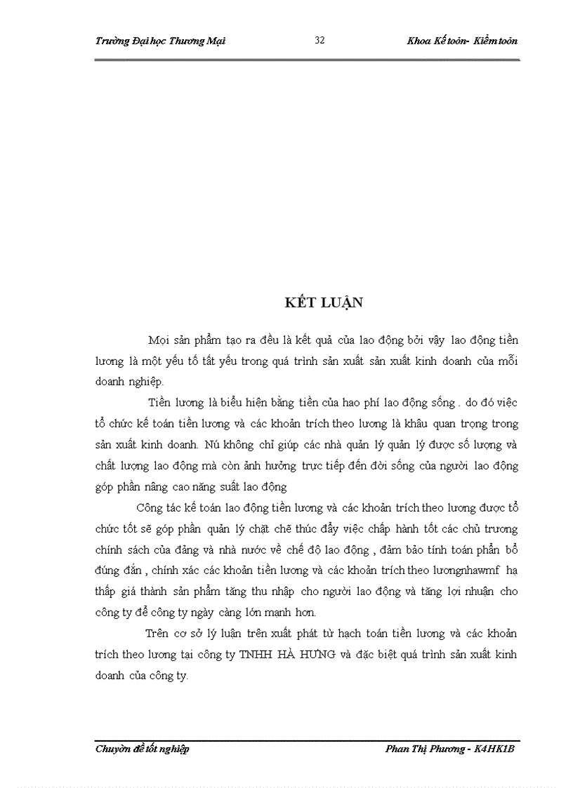 image for page Kế toán tiền lương và các khỏan trích theo lương tại công ty TNHH Hà Hưng
