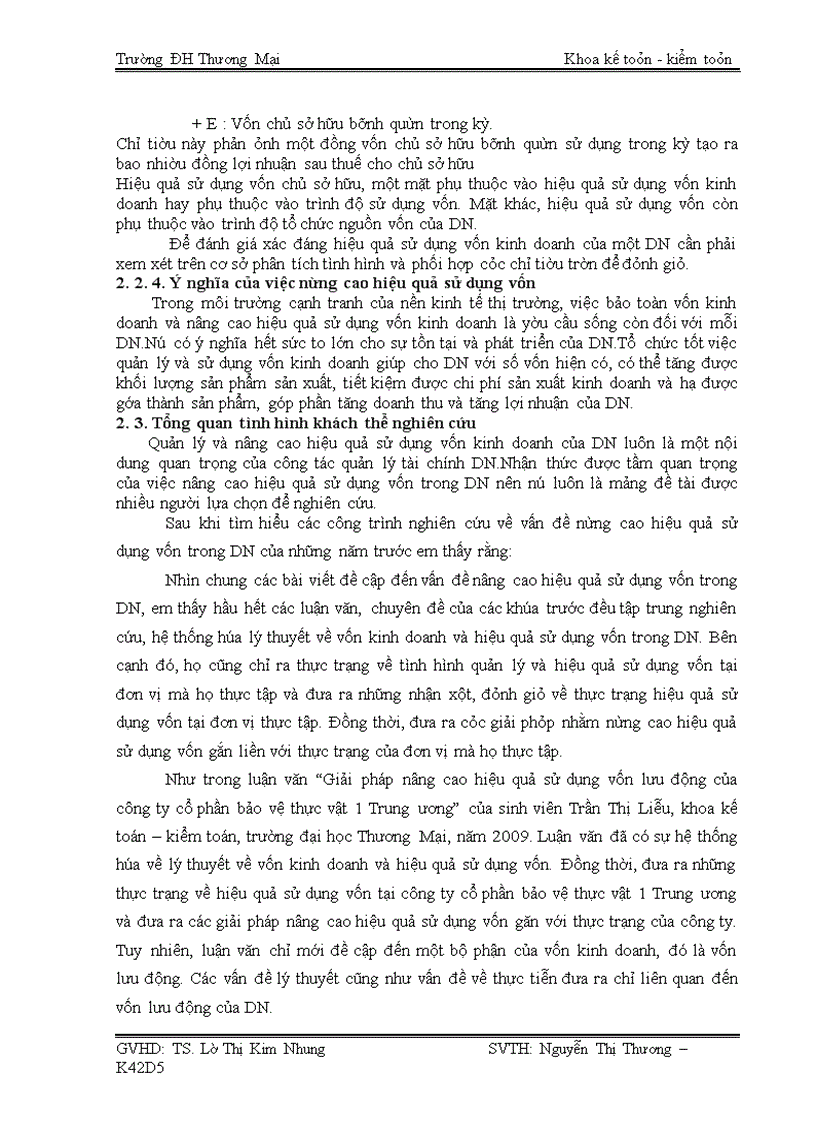 image for page Giải pháp nhằm nâng cao hiệu quả sử dụng vốn tại công ty TNHH xuất nhập khẩu Nam Hoa