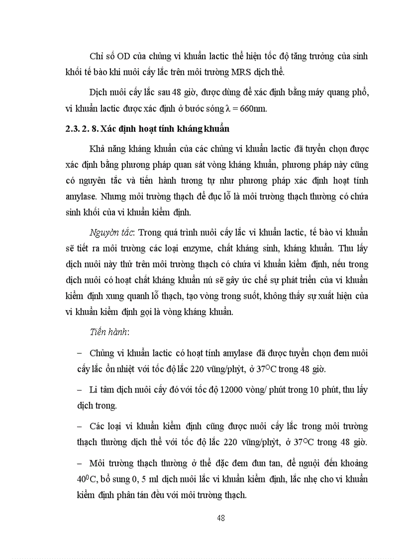 image for page Xác định hoạt tính một số enzyme ngoại bào của vi khuẩn Lactic phân lập từ các sản phẩm lên men truyền thống tại Hà Nội