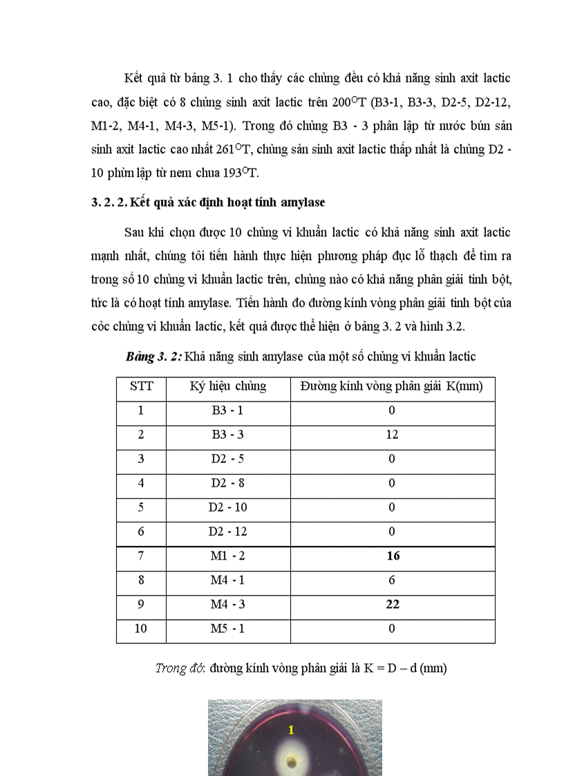 image for page Xác định hoạt tính một số enzyme ngoại bào của vi khuẩn Lactic phân lập từ các sản phẩm lên men truyền thống tại Hà Nội