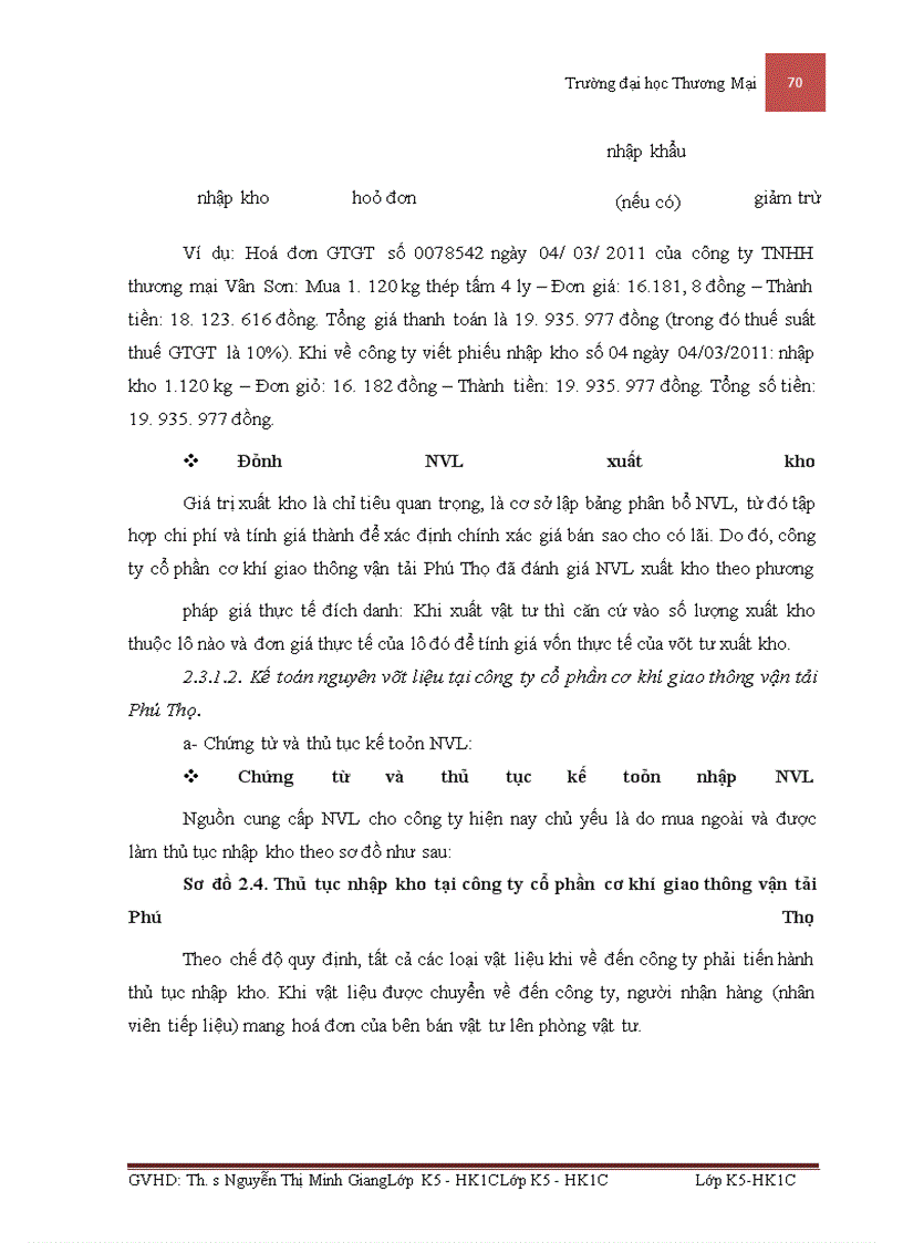 image for page Kế toán nguyên vật liệu sản xuất phương tiện thủy nội địa tại công ty cổ phần cơ khí giao thông vận tải Phú Thọ