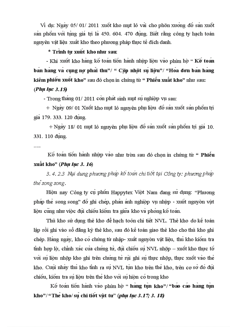 image for page Kế toán nguyên vật liệu để may áo Jacket 3 lớp có mũ tại Công ty cổ phần Happytex - Việt Nam