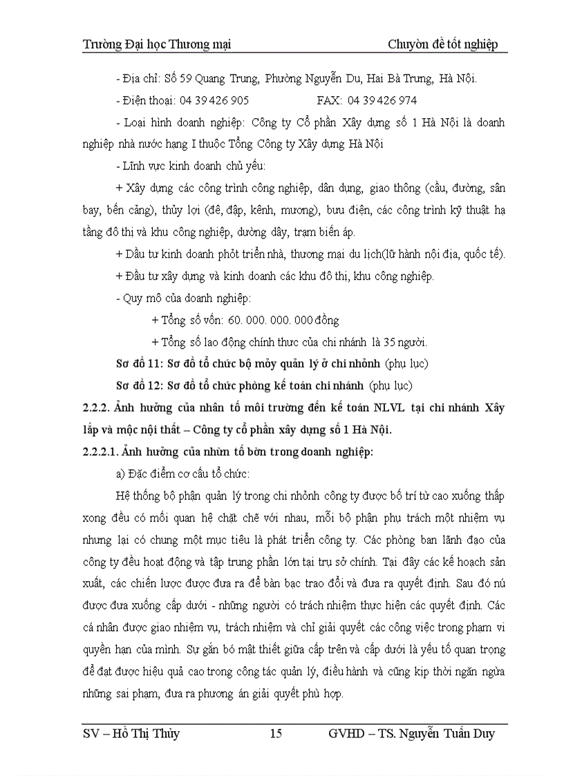 image for page Kế toán NLVL xây dựng tại Chi nhánh Xây lắp và mộc nội thất – Công ty cổ phần xây dựng số 1 Hà Nội