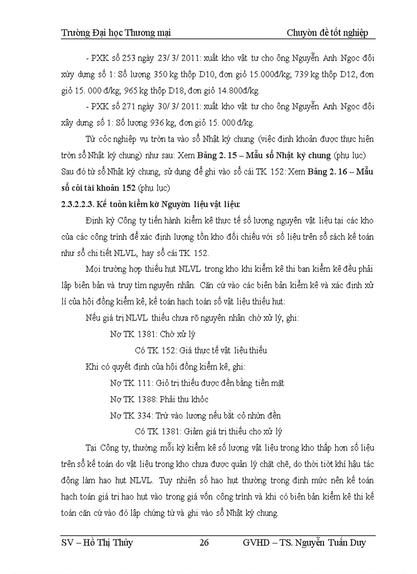 image for page Kế toán NLVL xây dựng tại Chi nhánh Xây lắp và mộc nội thất – Công ty cổ phần xây dựng số 1 Hà Nội