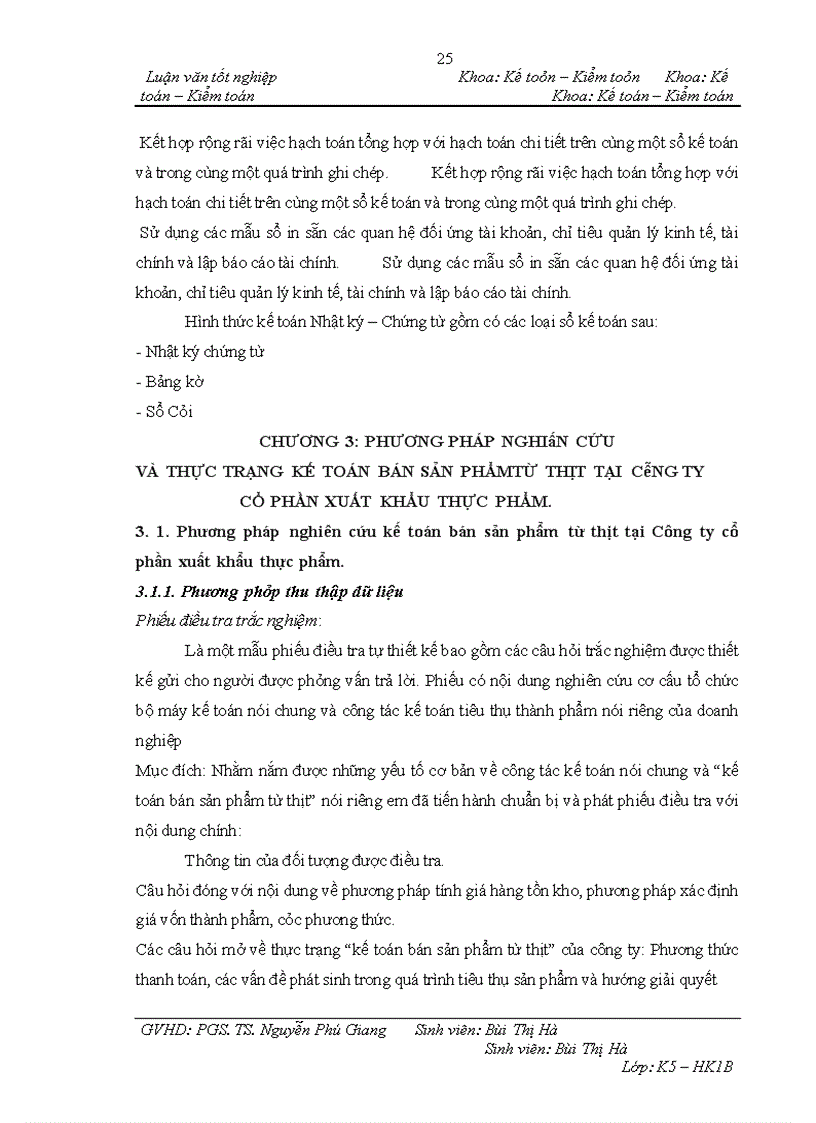 image for page Kế toán bán sản phẩm từ thịt tại Công ty cổ phẩn xuất khẩu thực phẩm