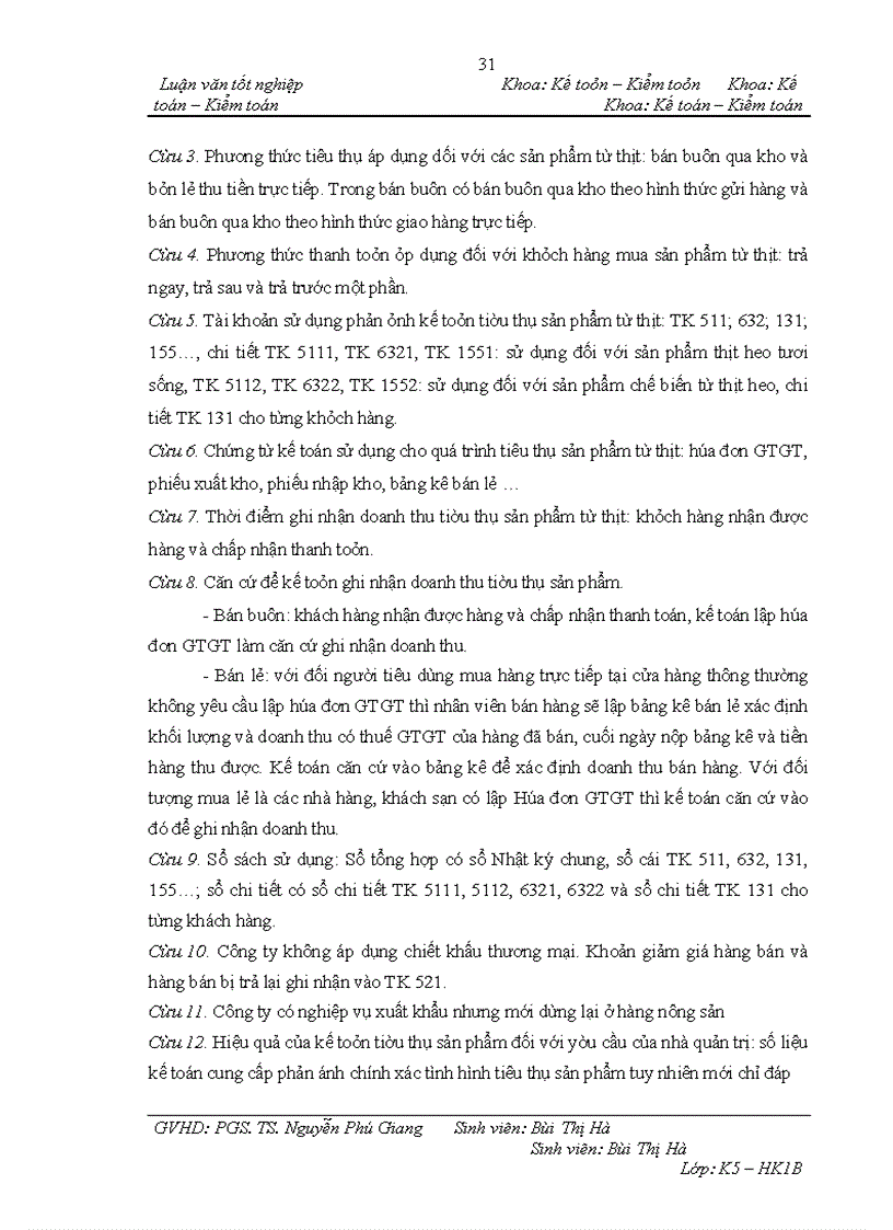 image for page Kế toán bán sản phẩm từ thịt tại Công ty cổ phẩn xuất khẩu thực phẩm