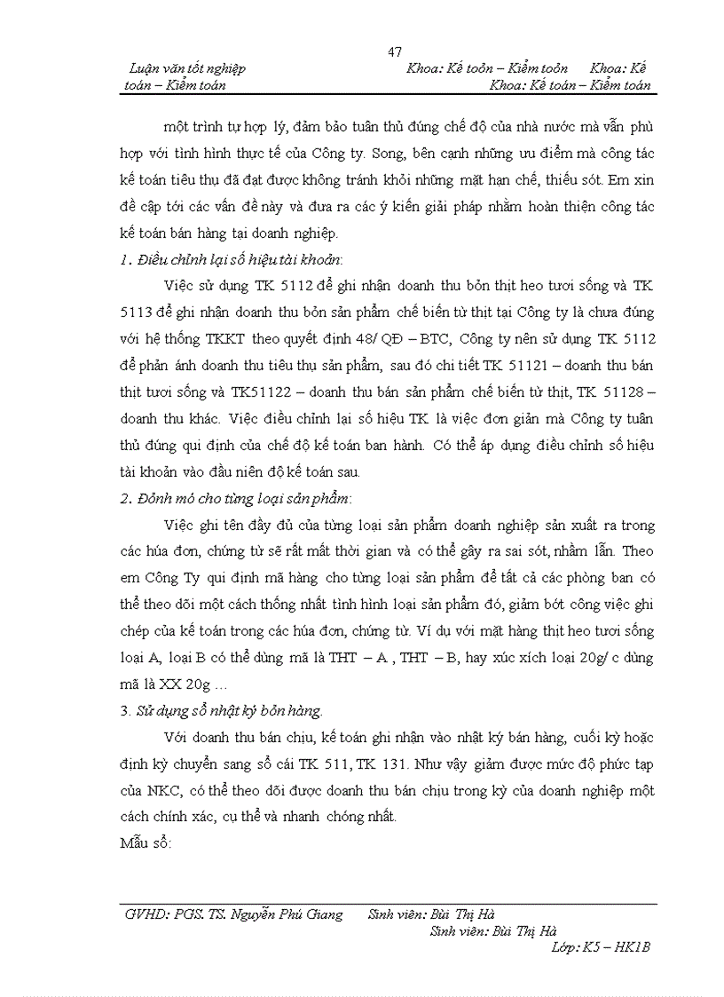 image for page Kế toán bán sản phẩm từ thịt tại Công ty cổ phẩn xuất khẩu thực phẩm