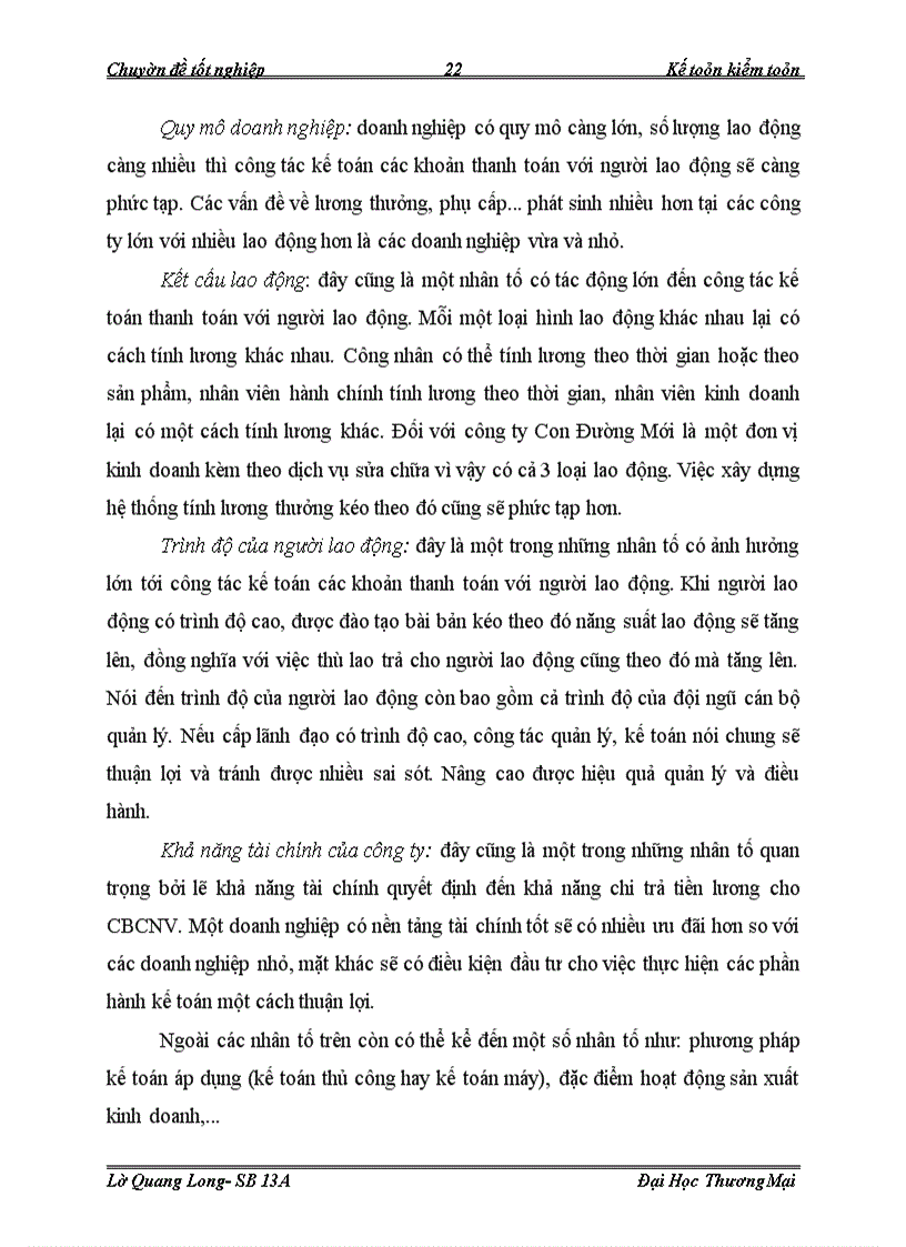 image for page Kế toán các khoản thanh toán với người lao động tại công ty cổ phần ô tô Con Đường Mới