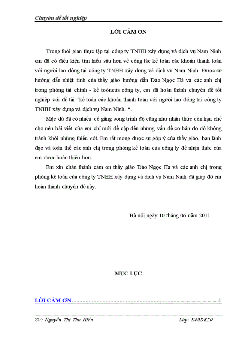 image for page Kế toán các khoản thanh toán với người lao động tại công ty TNHH xây dựng và dịch vụ Nam Ninh.