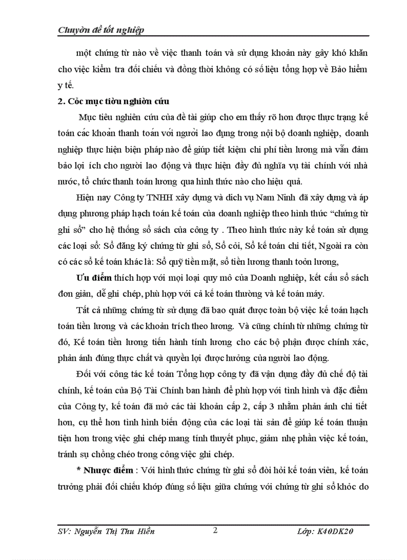 image for page Kế toán các khoản thanh toán với người lao động tại công ty TNHH xây dựng và dịch vụ Nam Ninh.