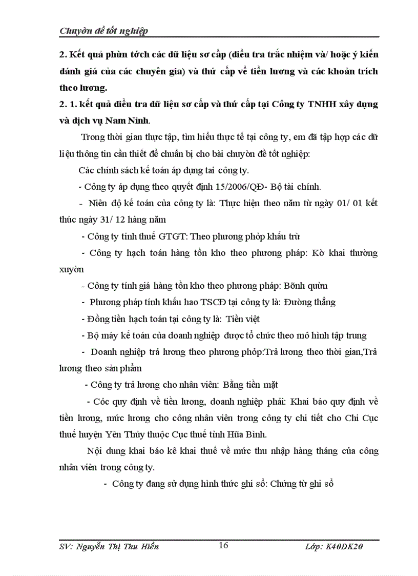 image for page Kế toán các khoản thanh toán với người lao động tại công ty TNHH xây dựng và dịch vụ Nam Ninh.
