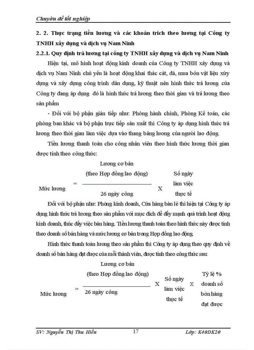 image for page Kế toán các khoản thanh toán với người lao động tại công ty TNHH xây dựng và dịch vụ Nam Ninh.