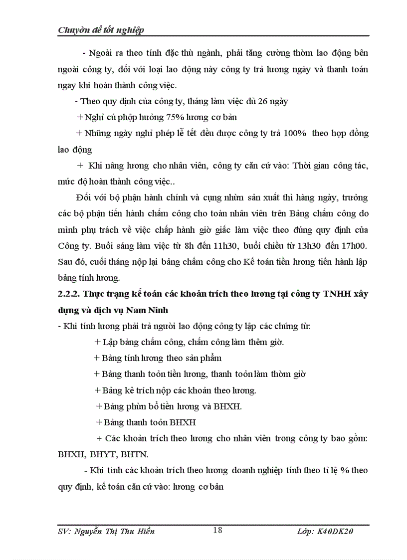 image for page Kế toán các khoản thanh toán với người lao động tại công ty TNHH xây dựng và dịch vụ Nam Ninh.