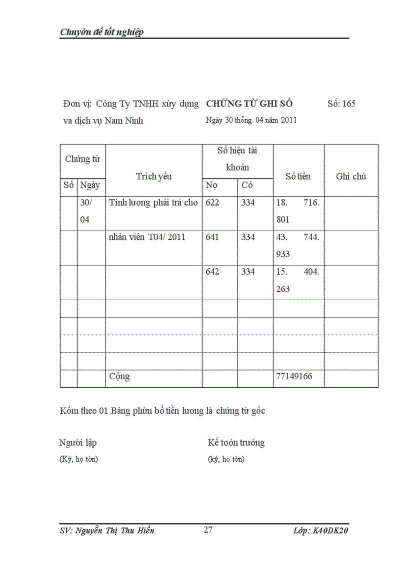 image for page Kế toán các khoản thanh toán với người lao động tại công ty TNHH xây dựng và dịch vụ Nam Ninh.