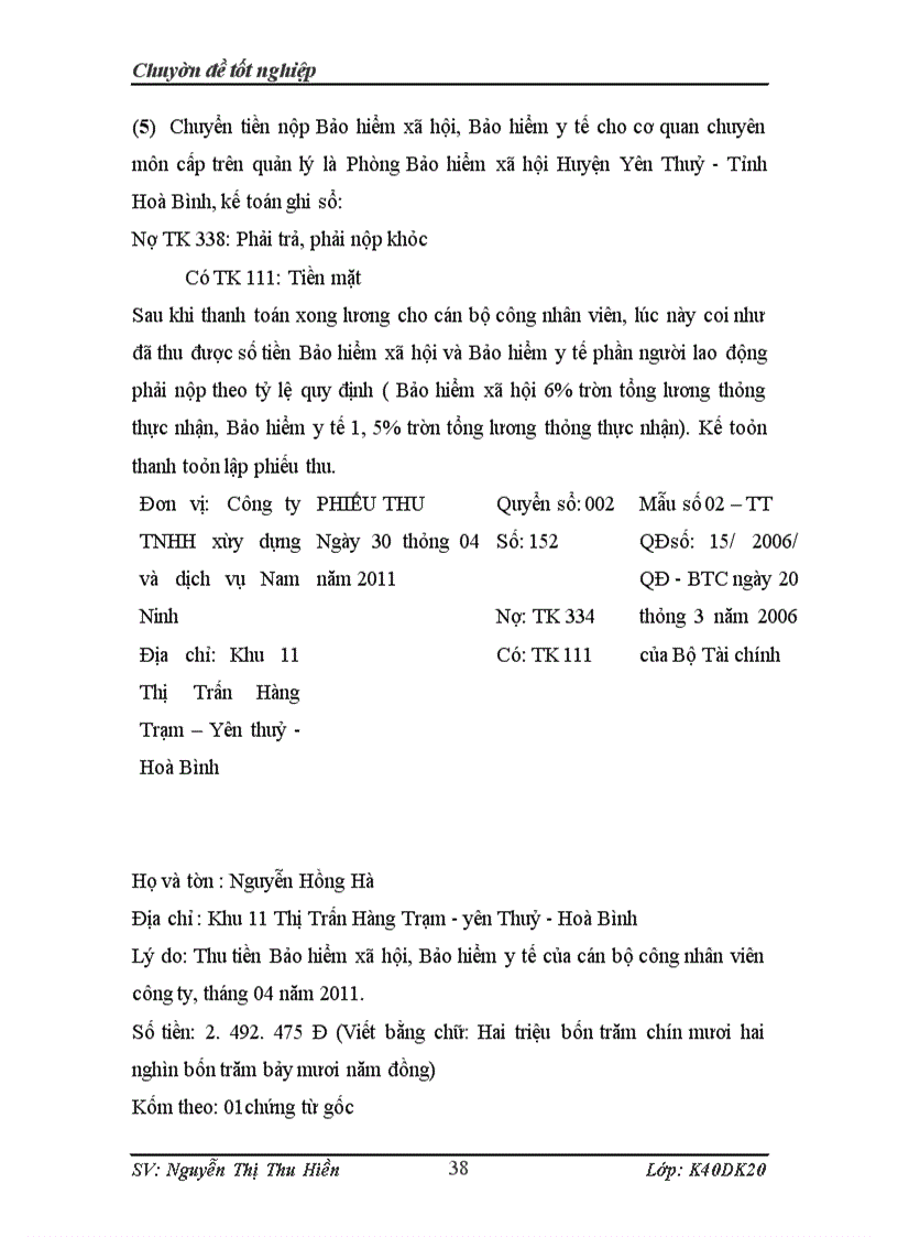 image for page Kế toán các khoản thanh toán với người lao động tại công ty TNHH xây dựng và dịch vụ Nam Ninh.
