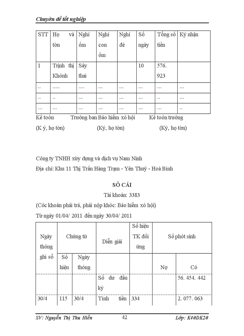 image for page Kế toán các khoản thanh toán với người lao động tại công ty TNHH xây dựng và dịch vụ Nam Ninh.