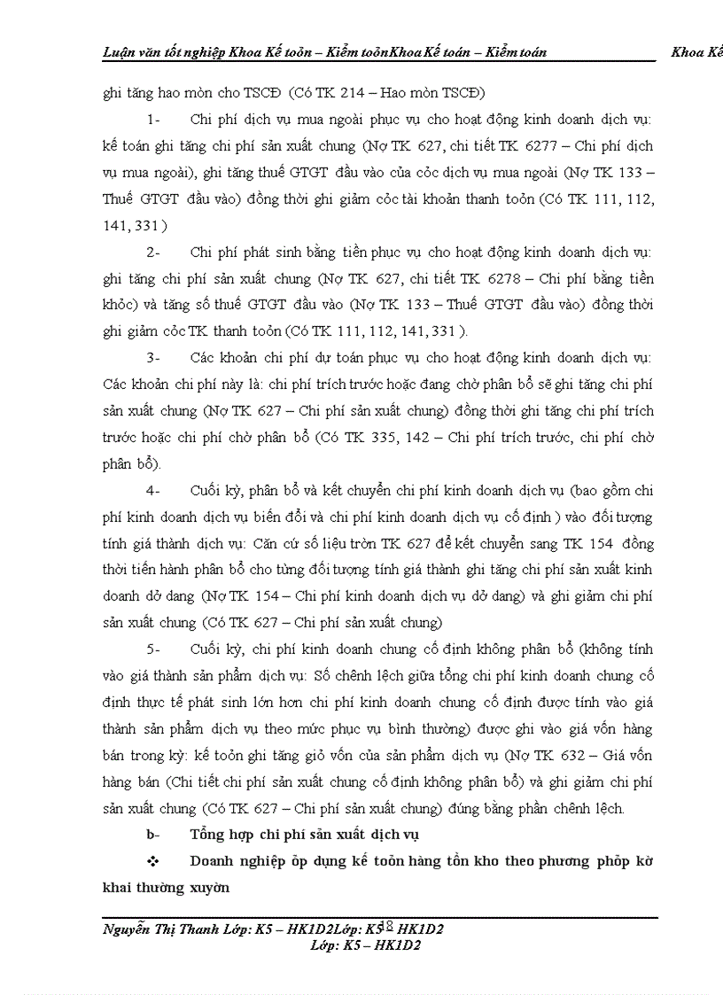 image for page Kế toán chi phí dịch vụ tư vấn tại công ty CP tư vấn XDCT giao thông 2