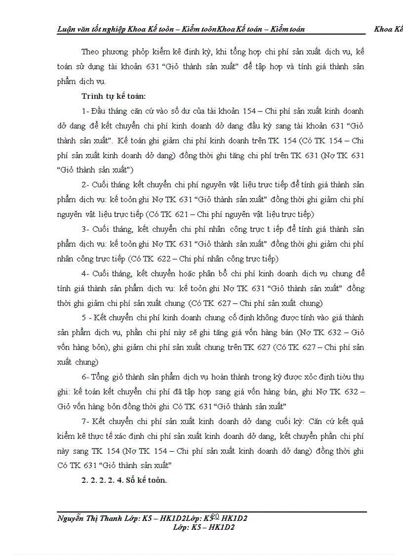 image for page Kế toán chi phí dịch vụ tư vấn tại công ty CP tư vấn XDCT giao thông 2