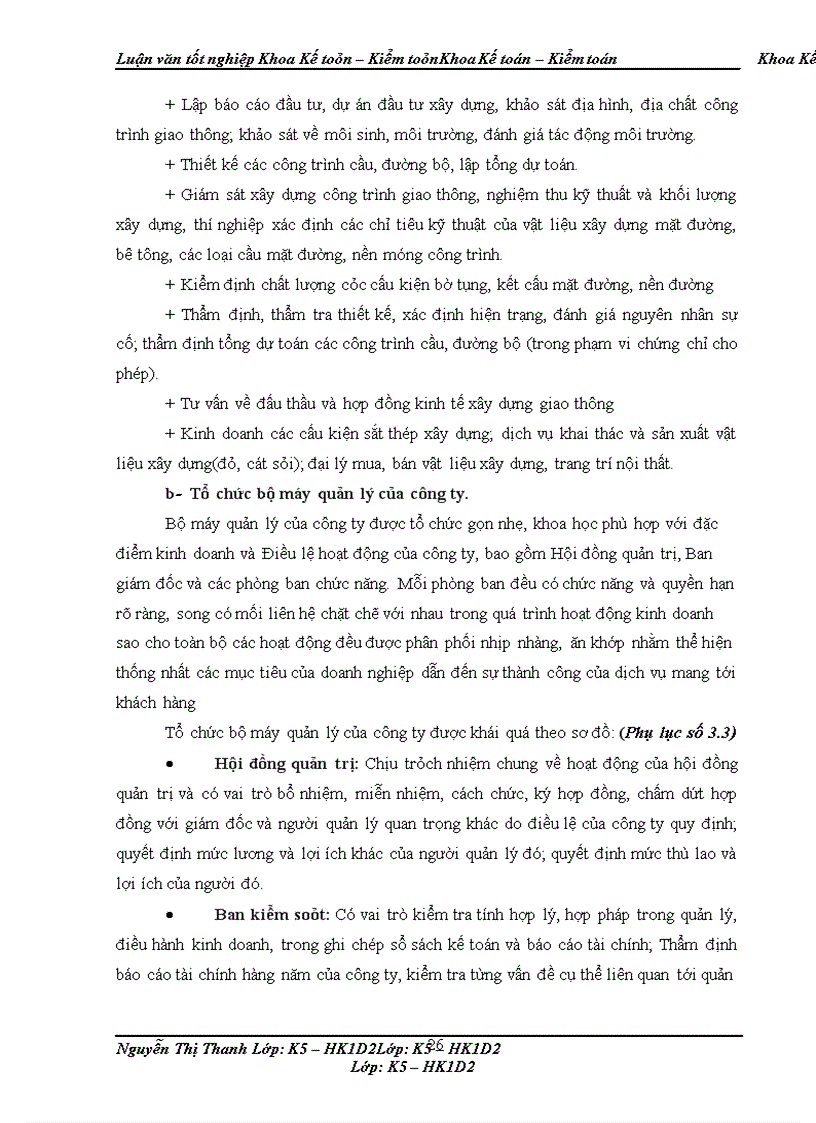 image for page Kế toán chi phí dịch vụ tư vấn tại công ty CP tư vấn XDCT giao thông 2