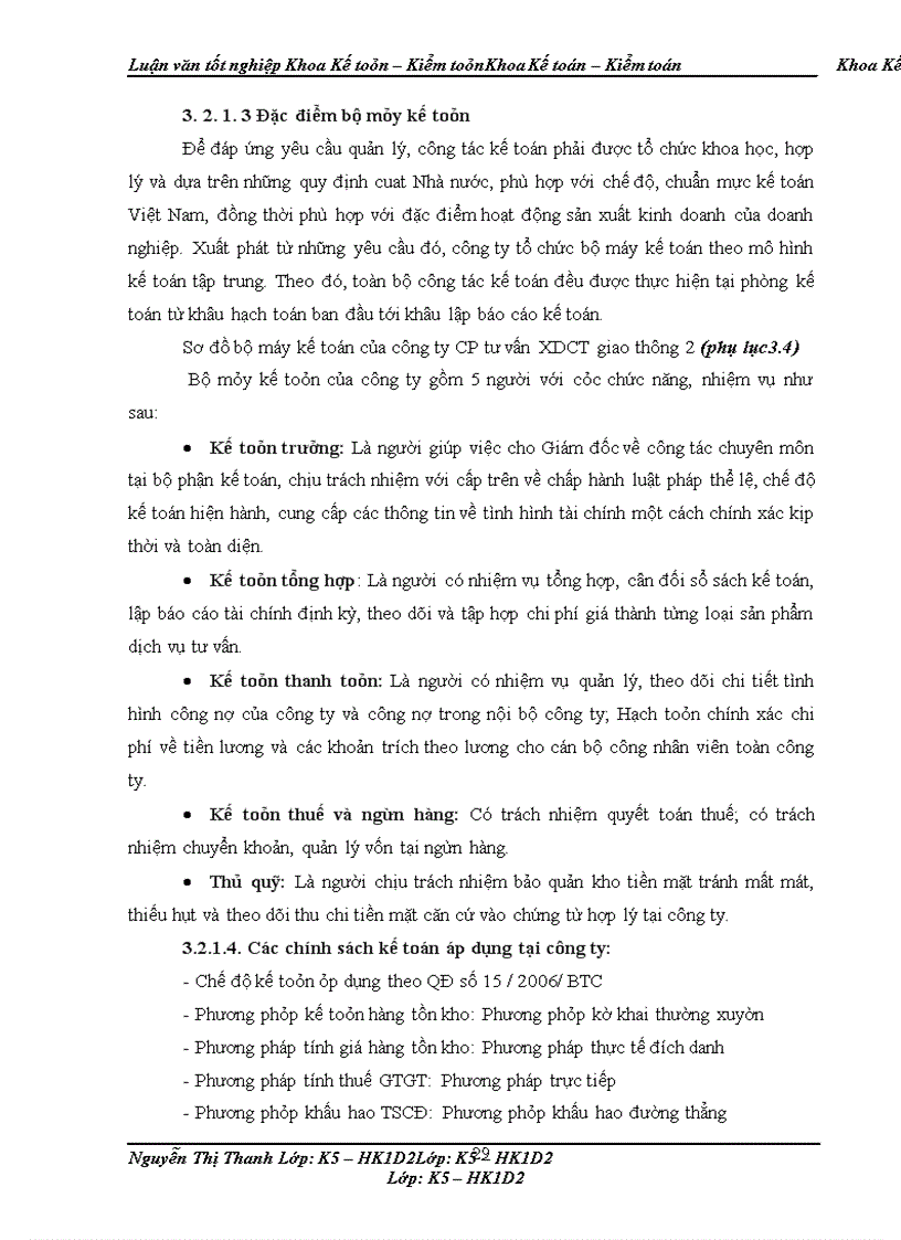 image for page Kế toán chi phí dịch vụ tư vấn tại công ty CP tư vấn XDCT giao thông 2