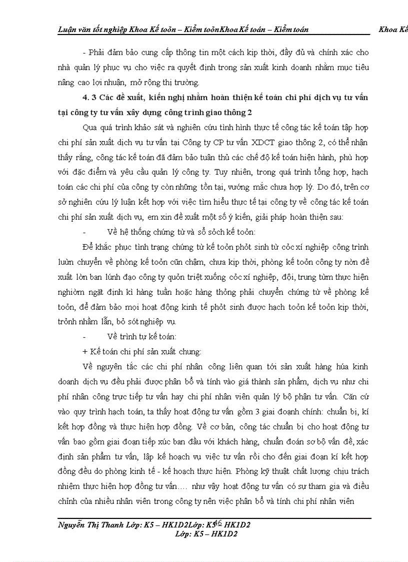 image for page Kế toán chi phí dịch vụ tư vấn tại công ty CP tư vấn XDCT giao thông 2