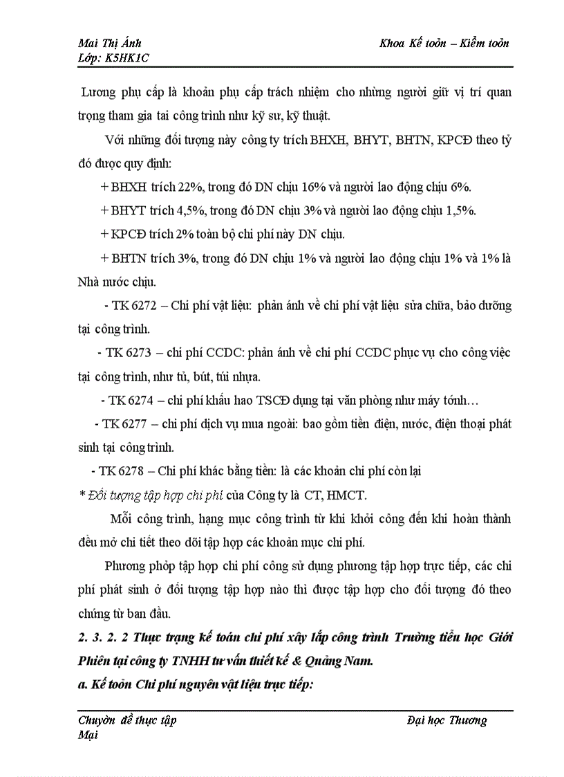 image for page Kế toán chi phí xây lắp công trình Trường tiểu học Giới Phiên