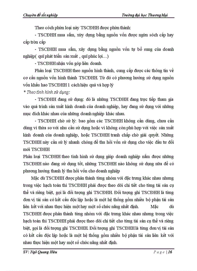 image for page Tài sản cố định hữu hình tại Công ty Cổ phần kính và nhôm Hà Nội