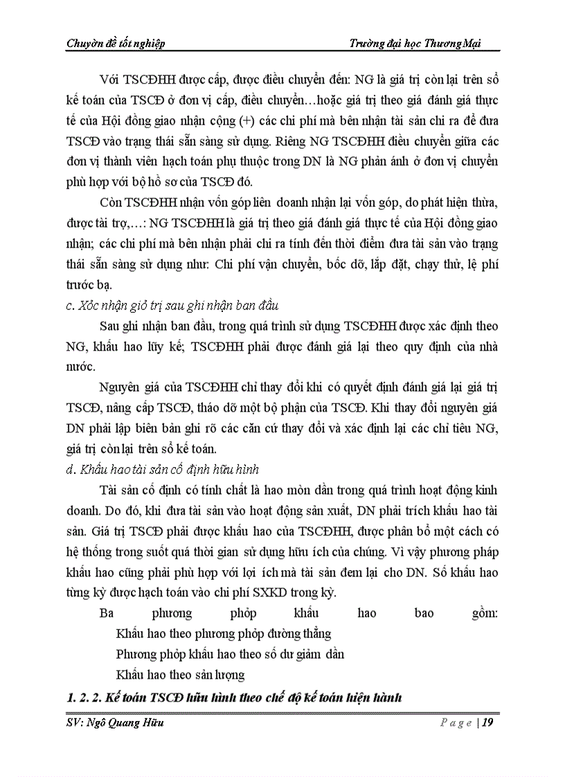 image for page Tài sản cố định hữu hình tại Công ty Cổ phần kính và nhôm Hà Nội