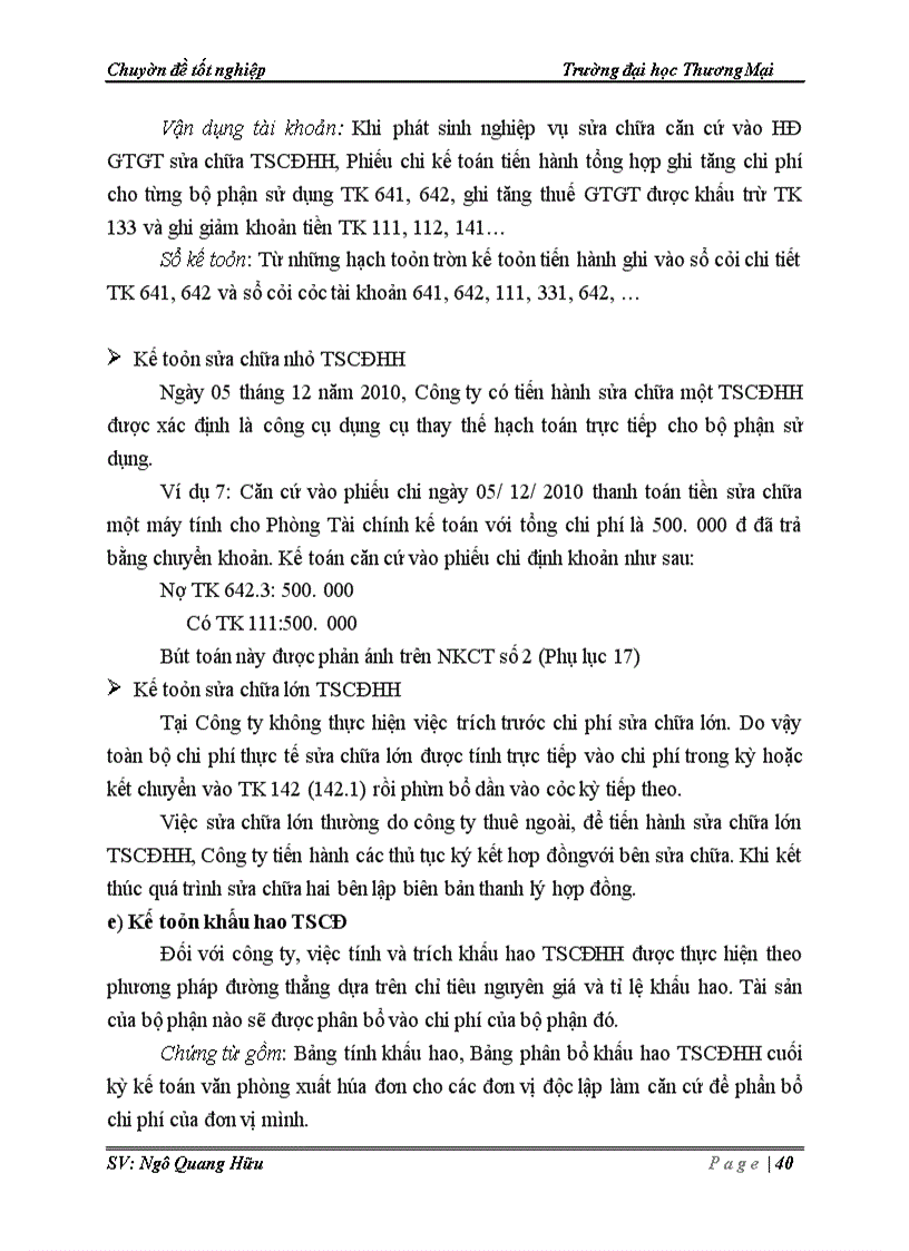 image for page Tài sản cố định hữu hình tại Công ty Cổ phần kính và nhôm Hà Nội