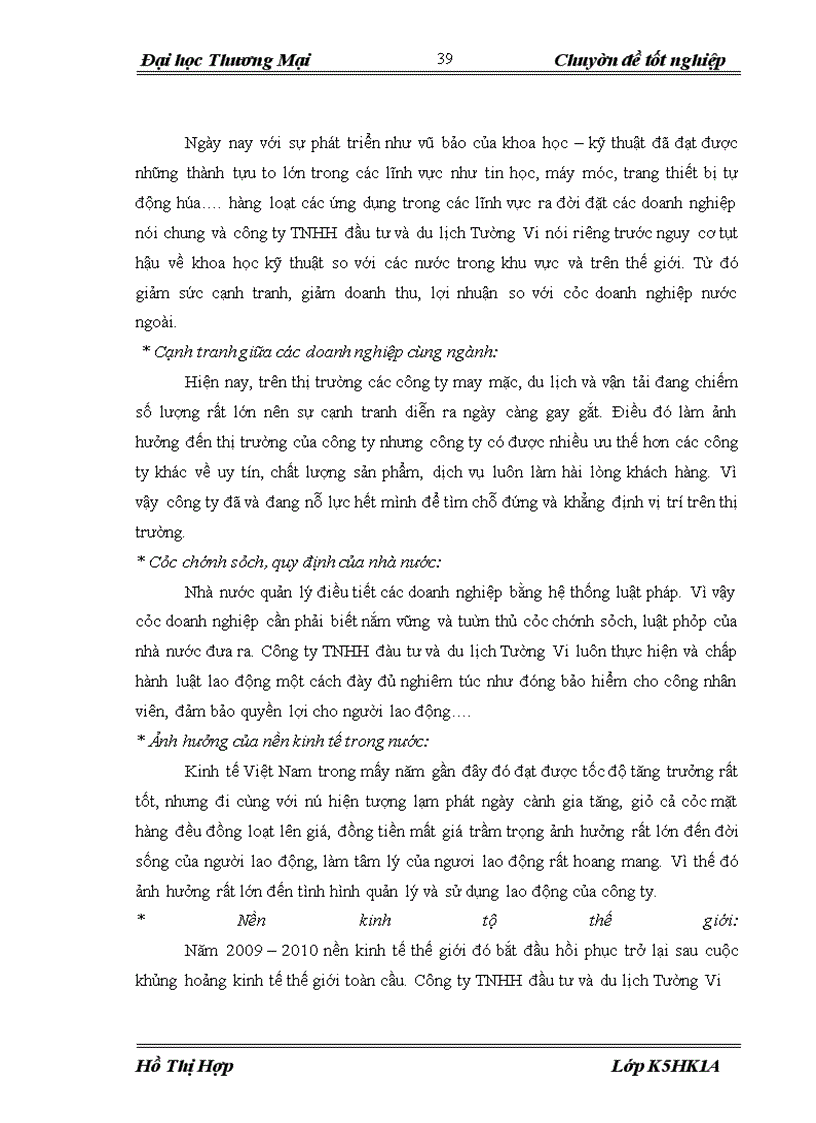 image for page Phân tích thống kê tình hình sử dụng lao động tại công ty TNHH đầu tư và du lịch Tường Vi