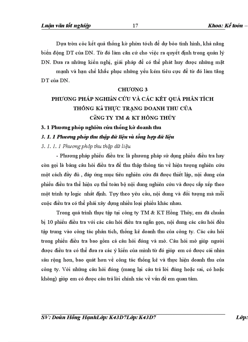 image for page Phân tích thống kê doanh thu tại công ty thương mại và kỹ thuật Hồng Thủy