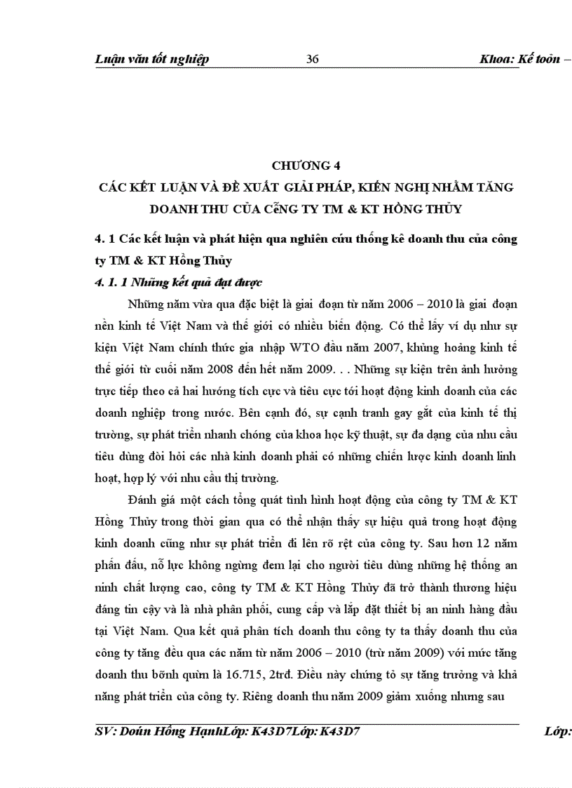 image for page Phân tích thống kê doanh thu tại công ty thương mại và kỹ thuật Hồng Thủy