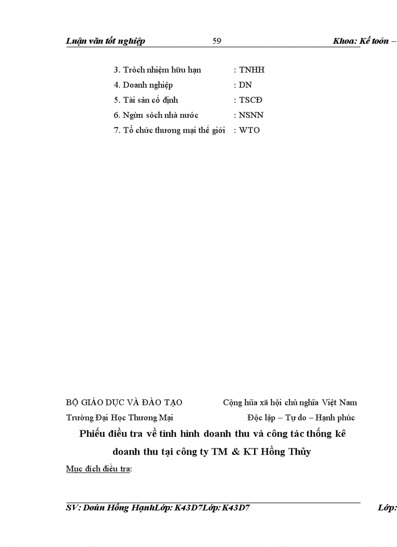 image for page Phân tích thống kê doanh thu tại công ty thương mại và kỹ thuật Hồng Thủy