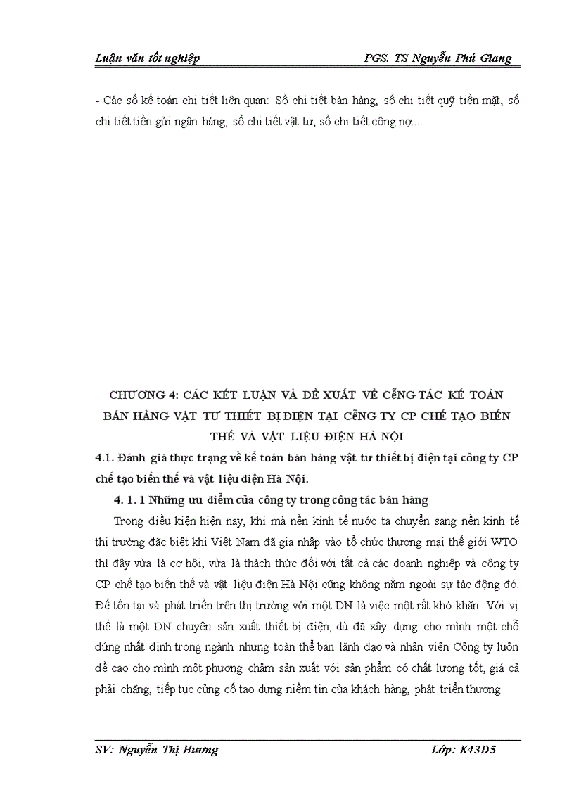 image for page Kế toán bán hàng vật tư thiết bị điện tại công ty Cổ phần chế tạo biến thế và vật liệu điện Hà Nội