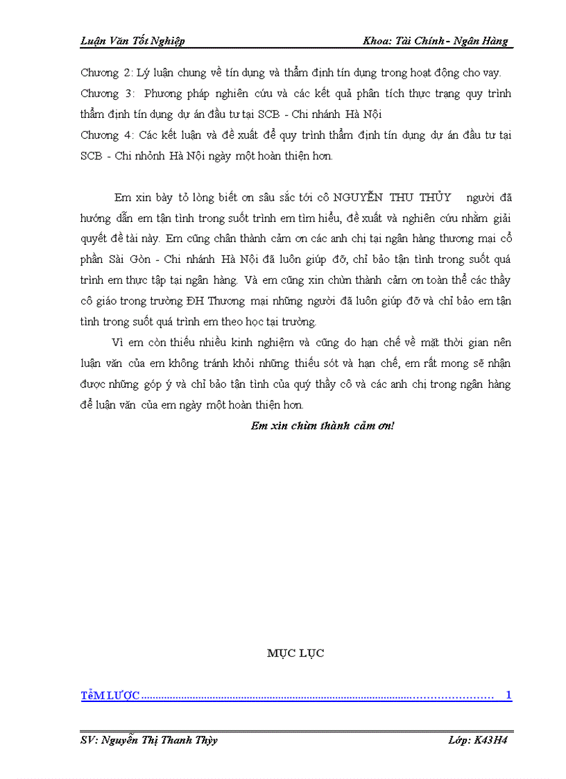 image for page Quy trình thẩm định dự án vay vốn tại Ngân hàng thương mại cổ phần SÀI GÒN - Chi nhánh Hà Nội