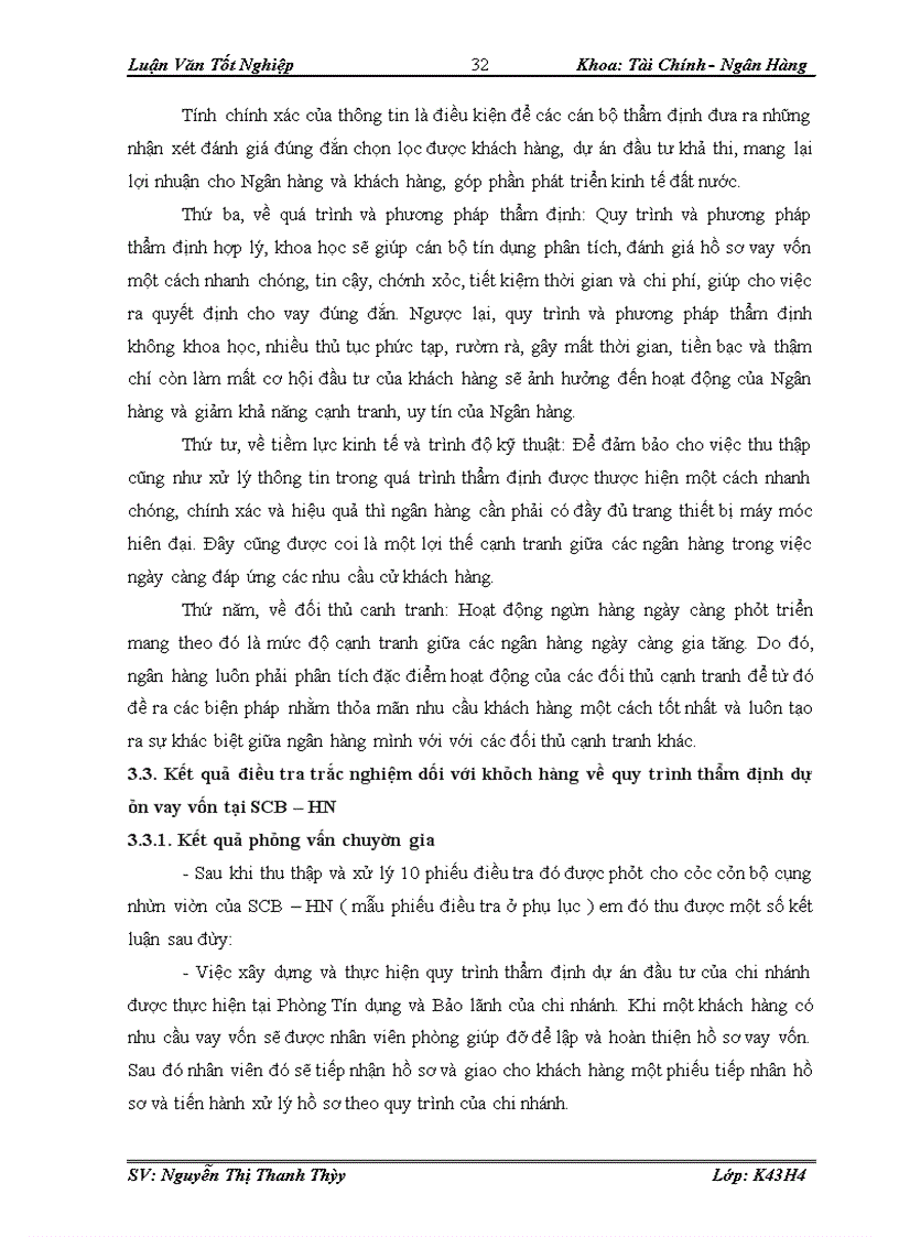 image for page Quy trình thẩm định dự án vay vốn tại Ngân hàng thương mại cổ phần SÀI GÒN - Chi nhánh Hà Nội